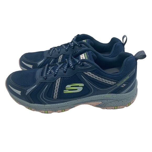 Skechers Trail Hillcrest Running Shoe Memory Foam Blue Womens Size 8 - Picture 1 of 9
